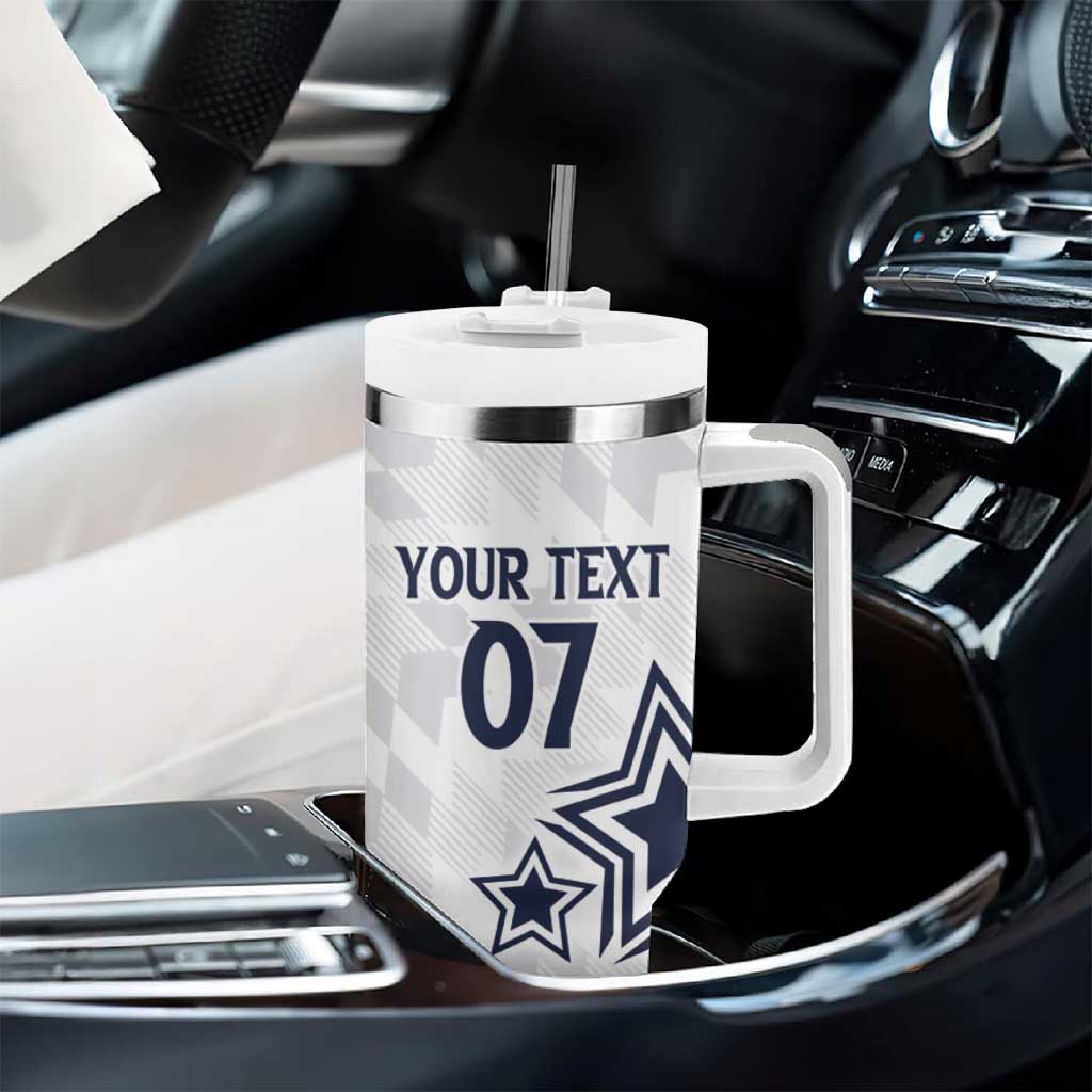 USA Rugby 2024 Custom Tumbler With Handle GO Eagles Assemble - Wonder Print Shop