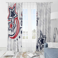 USA Rugby 2024 Custom Window Curtain GO Eagles Assemble - Wonder Print Shop