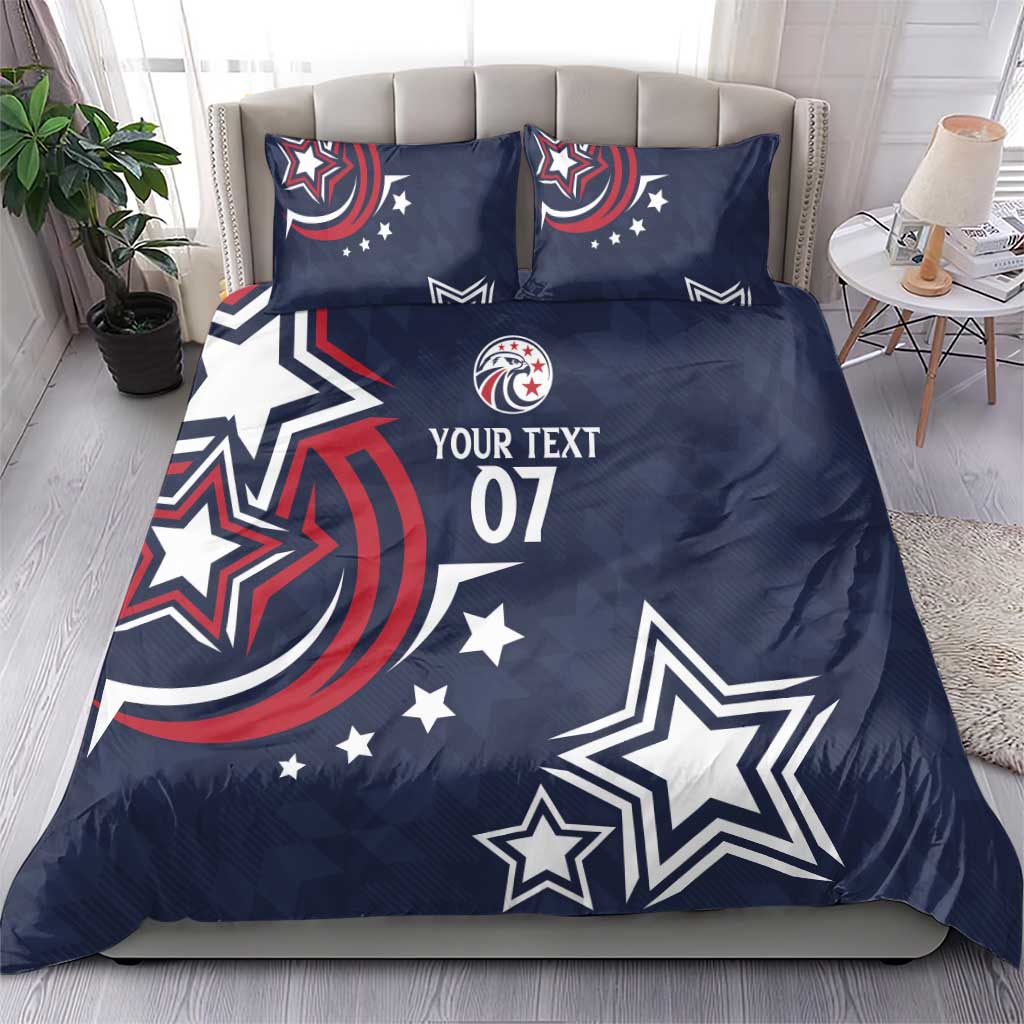 USA Rugby 2024 Custom Bedding Set GO Eagles Assemble - Blue Version LT7 - Wonder Print Shop