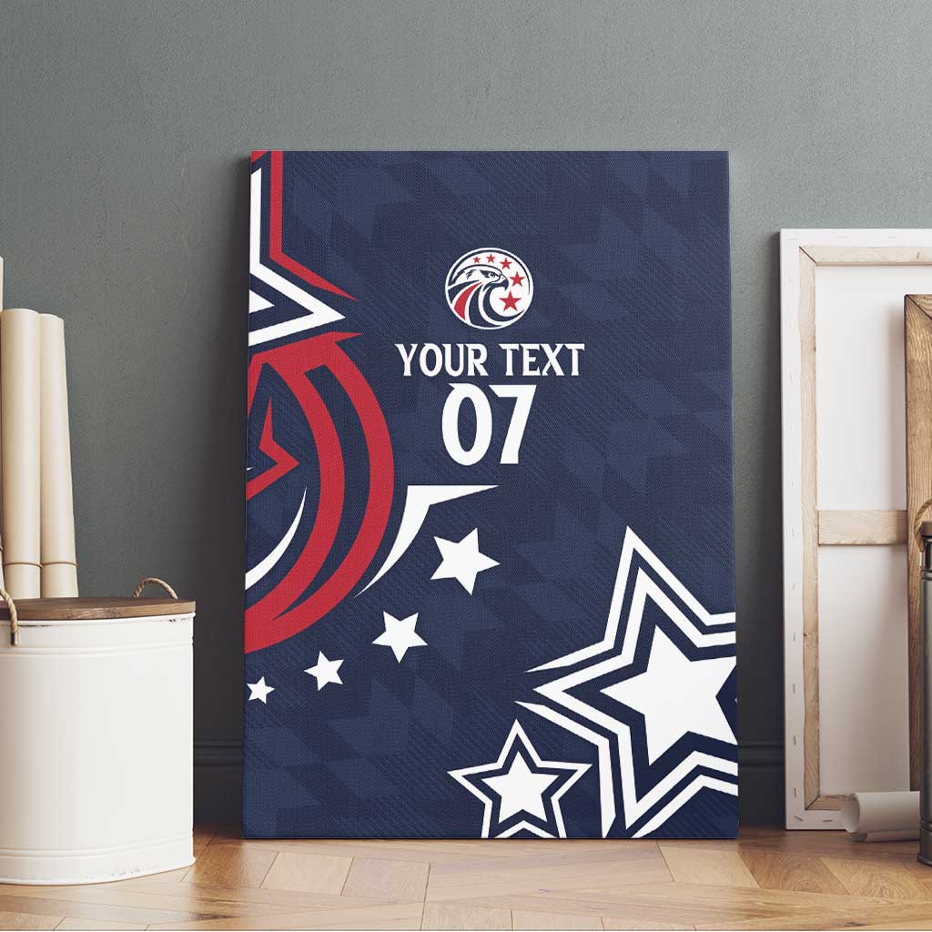 USA Rugby 2024 Custom Canvas Wall Art GO Eagles Assemble - Blue Version LT7 - Wonder Print Shop
