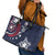 USA Rugby 2024 Custom Leather Tote Bag GO Eagles Assemble - Blue Version - Wonder Print Shop
