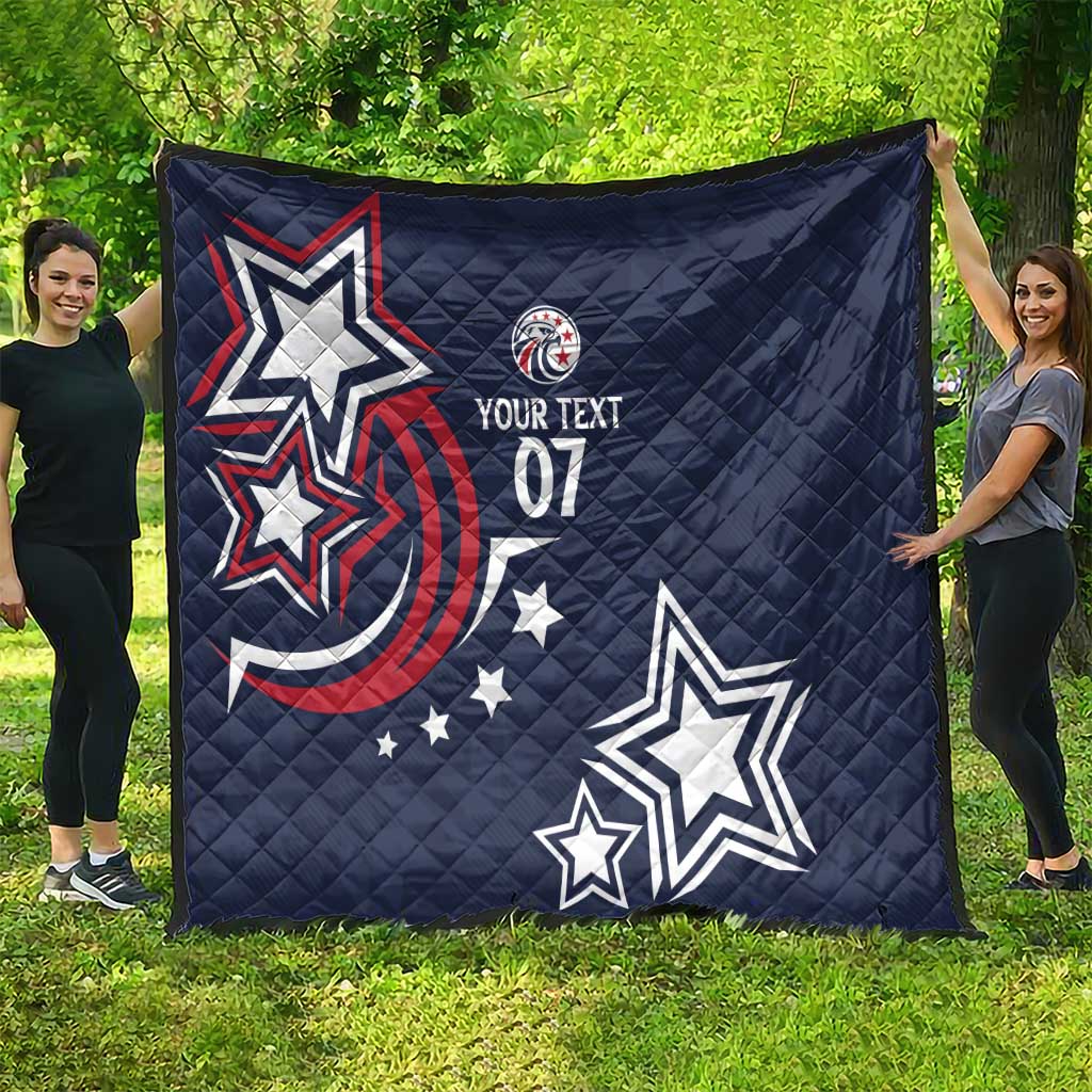 USA Rugby 2024 Custom Quilt GO Eagles Assemble - Blue Version - Wonder Print Shop