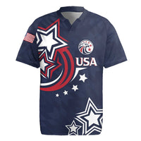 USA Rugby 2024 Custom Rugby Jersey GO Eagles Assemble - Blue Version - Wonder Print Shop