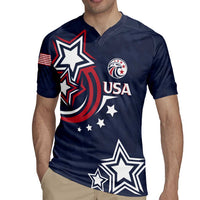 USA Rugby 2024 Custom Rugby Jersey GO Eagles Assemble - Blue Version - Wonder Print Shop