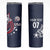 USA Rugby 2024 Custom Skinny Tumbler GO Eagles Assemble - Blue Version - Wonder Print Shop