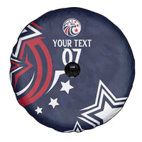 USA Rugby 2024 Custom Spare Tire Cover GO Eagles Assemble - Blue Version - Wonder Print Shop
