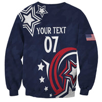 USA Rugby 2024 Custom Sweatshirt GO Eagles Assemble - Blue Version - Wonder Print Shop