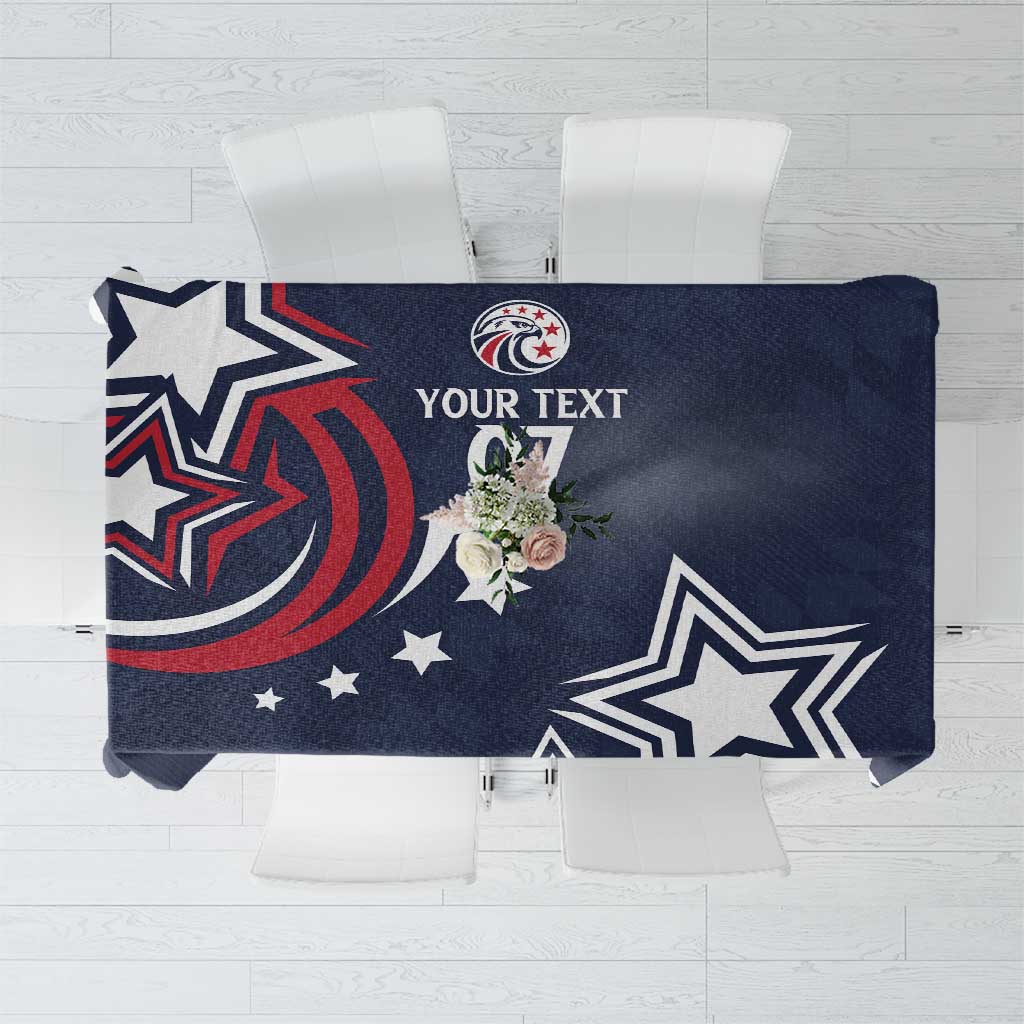 USA Rugby 2024 Custom Tablecloth GO Eagles Assemble - Blue Version - Wonder Print Shop