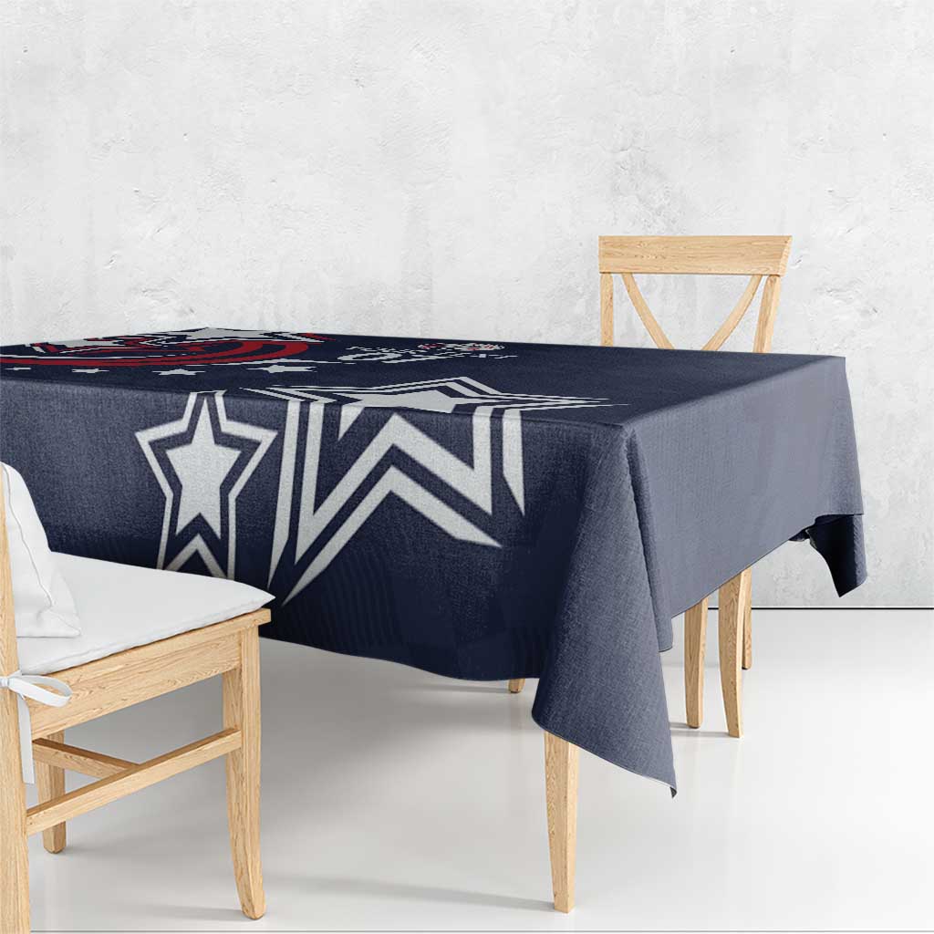 USA Rugby 2024 Custom Tablecloth GO Eagles Assemble - Blue Version - Wonder Print Shop
