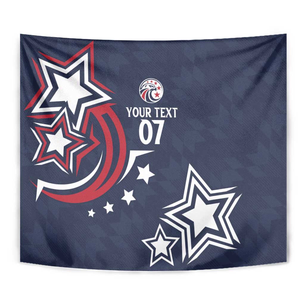 USA Rugby 2024 Custom Tapestry GO Eagles Assemble - Blue Version - Wonder Print Shop