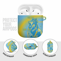 Saint Lucia Cricket Personalized AirPods Case The Roaring King - Wonder Print Shop