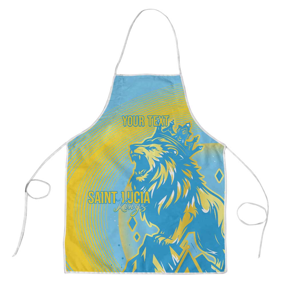 Saint Lucia Cricket Personalized Apron The Roaring King - Wonder Print Shop