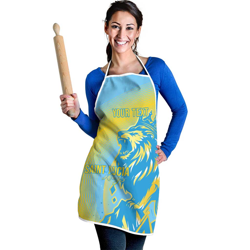 Saint Lucia Cricket Personalized Apron The Roaring King - Wonder Print Shop