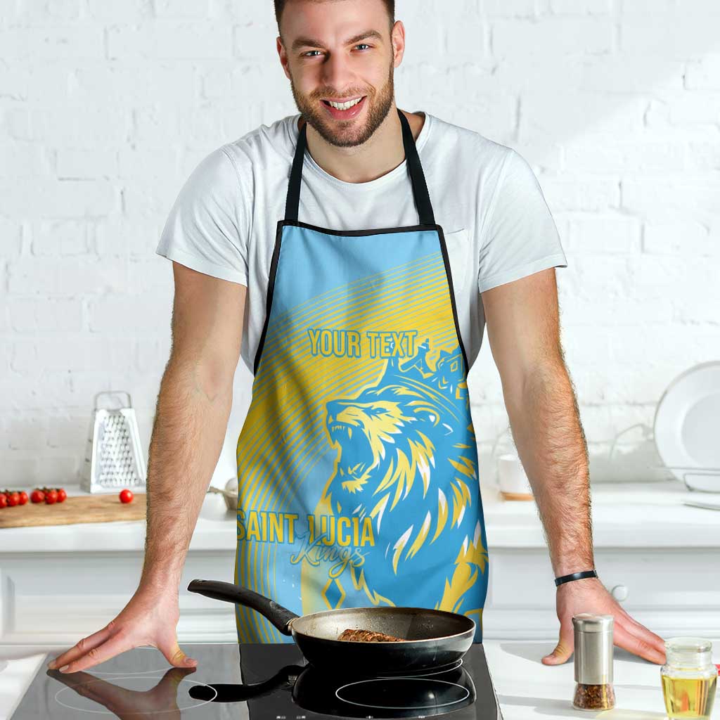 Saint Lucia Cricket Personalized Apron The Roaring King - Wonder Print Shop