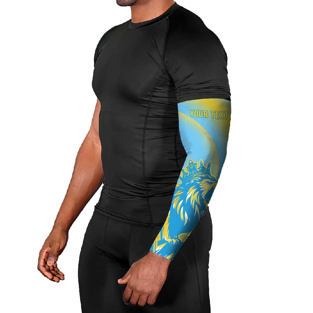 Saint Lucia Cricket Personalized Arm Sleeves The Roaring King - Wonder Print Shop