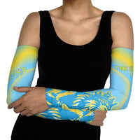 Saint Lucia Cricket Personalized Arm Sleeves The Roaring King - Wonder Print Shop