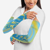 Saint Lucia Cricket Personalized Arm Sleeves The Roaring King - Wonder Print Shop