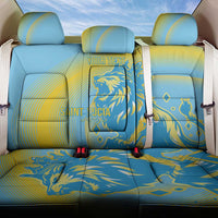 Saint Lucia Cricket Personalized Back Car Seat Cover The Roaring King - Wonder Print Shop