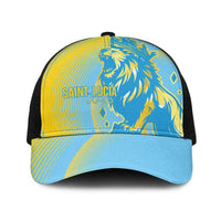 Saint Lucia Cricket Baseball Net Cap The Roaring King - Wonder Print Shop