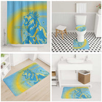 Saint Lucia Cricket Personalized Bathroom Set The Roaring King - Wonder Print Shop