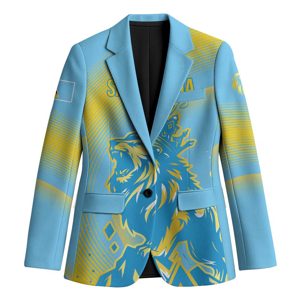 Saint Lucia Cricket Personalized Blazer The Roaring King - Wonder Print Shop