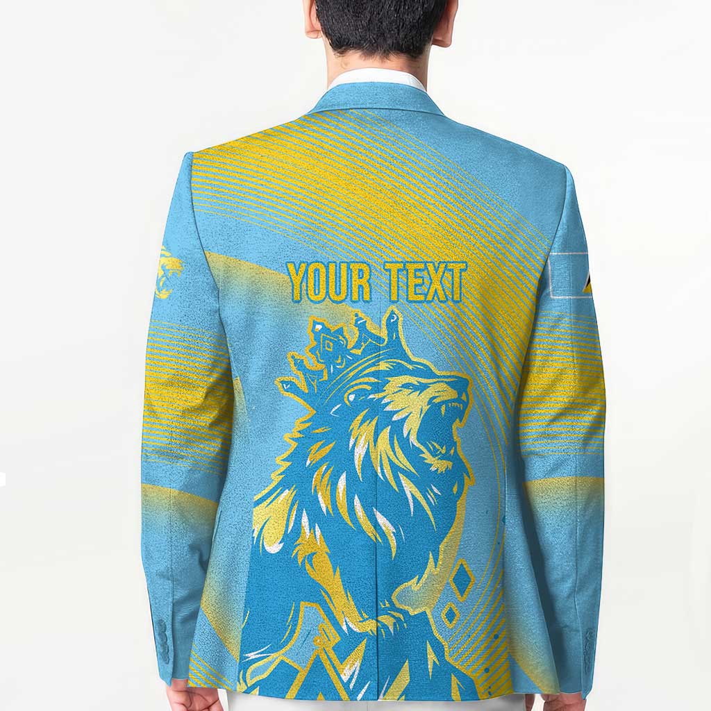 Saint Lucia Cricket Personalized Blazer The Roaring King - Wonder Print Shop