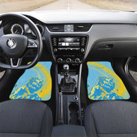 Saint Lucia Cricket Personalized Car Mats The Roaring King - Wonder Print Shop