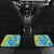 Saint Lucia Cricket Personalized Car Mats The Roaring King - Wonder Print Shop