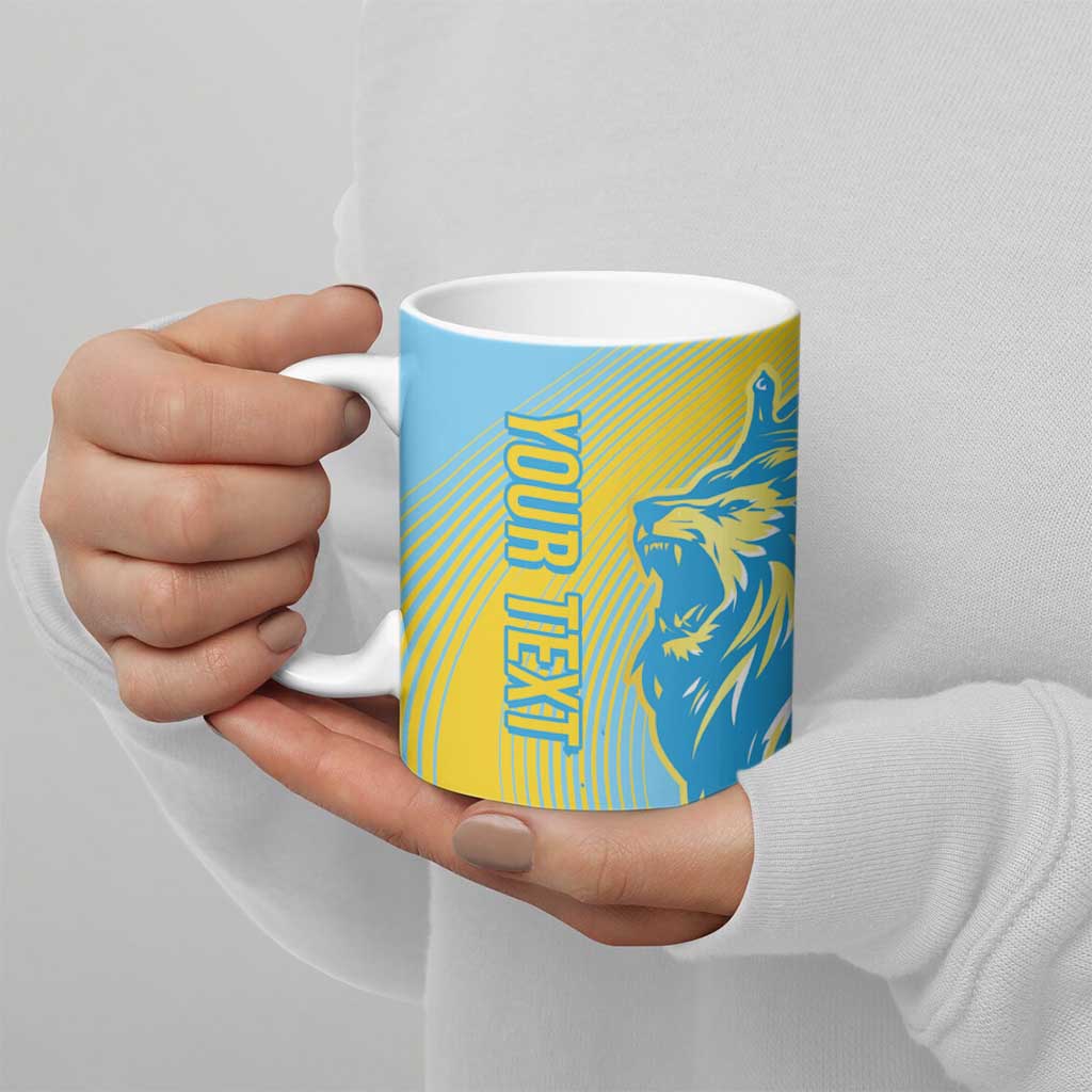 Saint Lucia Cricket Personalized Ceramic Mug The Roaring King - Wonder Print Shop