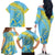 Saint Lucia Cricket Personalized Family Matching Off The Shoulder Long Sleeve Dress and Hawaiian Shirt The Roaring King - Wonder Print Shop