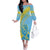 Saint Lucia Cricket Personalized Family Matching Off The Shoulder Long Sleeve Dress and Hawaiian Shirt The Roaring King - Wonder Print Shop