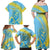 Saint Lucia Cricket Personalized Family Matching Off Shoulder Maxi Dress and Hawaiian Shirt The Roaring King - Wonder Print Shop