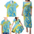 Saint Lucia Cricket Personalized Family Matching Puletasi and Hawaiian Shirt The Roaring King - Wonder Print Shop
