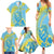 Saint Lucia Cricket Personalized Family Matching Summer Maxi Dress and Hawaiian Shirt The Roaring King - Wonder Print Shop