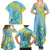 Saint Lucia Cricket Personalized Family Matching Summer Maxi Dress and Hawaiian Shirt The Roaring King - Wonder Print Shop