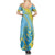 Saint Lucia Cricket Personalized Family Matching Summer Maxi Dress and Hawaiian Shirt The Roaring King - Wonder Print Shop
