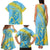 Saint Lucia Cricket Personalized Family Matching Tank Maxi Dress and Hawaiian Shirt The Roaring King - Wonder Print Shop