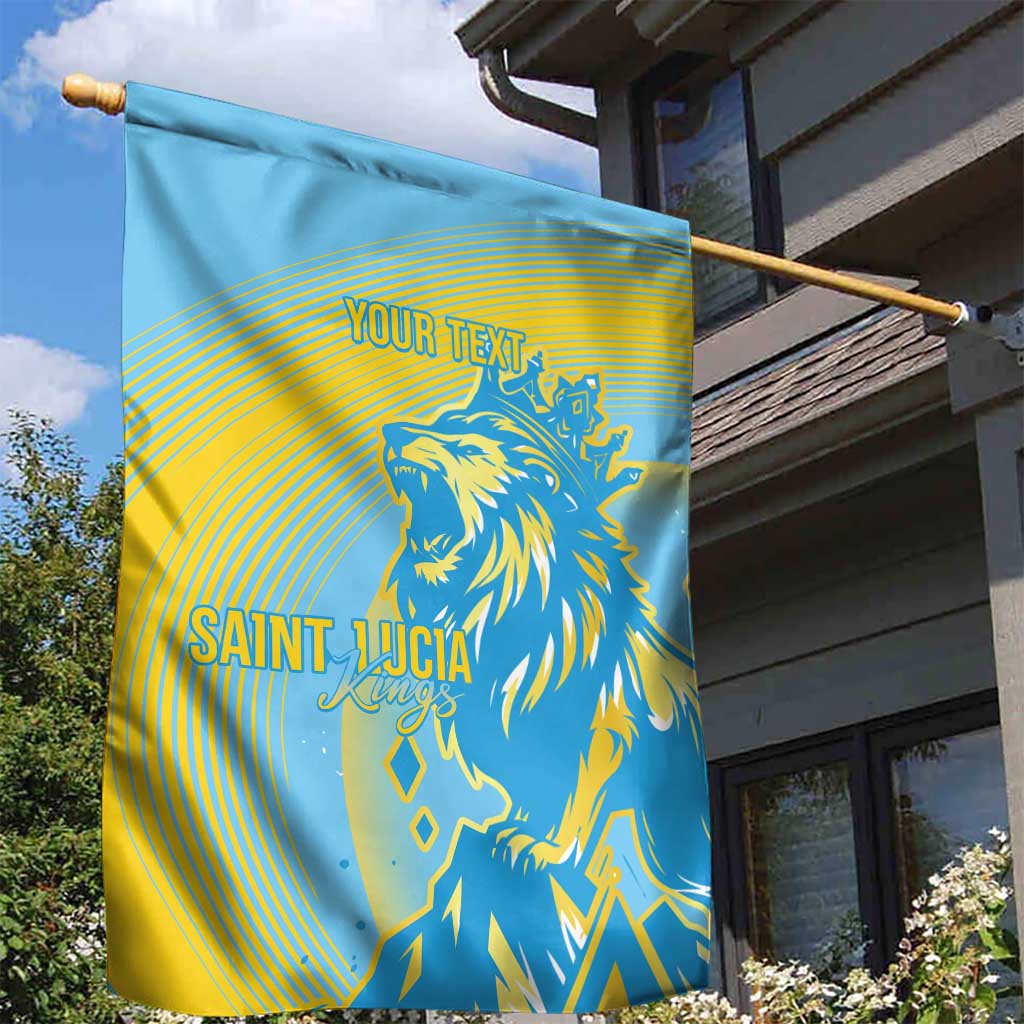 Saint Lucia Cricket Personalized Garden Flag The Roaring King - Wonder Print Shop
