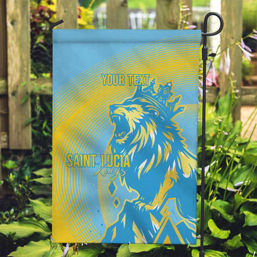 Saint Lucia Cricket Personalized Garden Flag The Roaring King - Wonder Print Shop