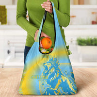 Saint Lucia Cricket Personalized Grocery Bag The Roaring King - Wonder Print Shop