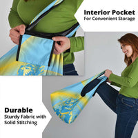 Saint Lucia Cricket Personalized Grocery Bag The Roaring King - Wonder Print Shop