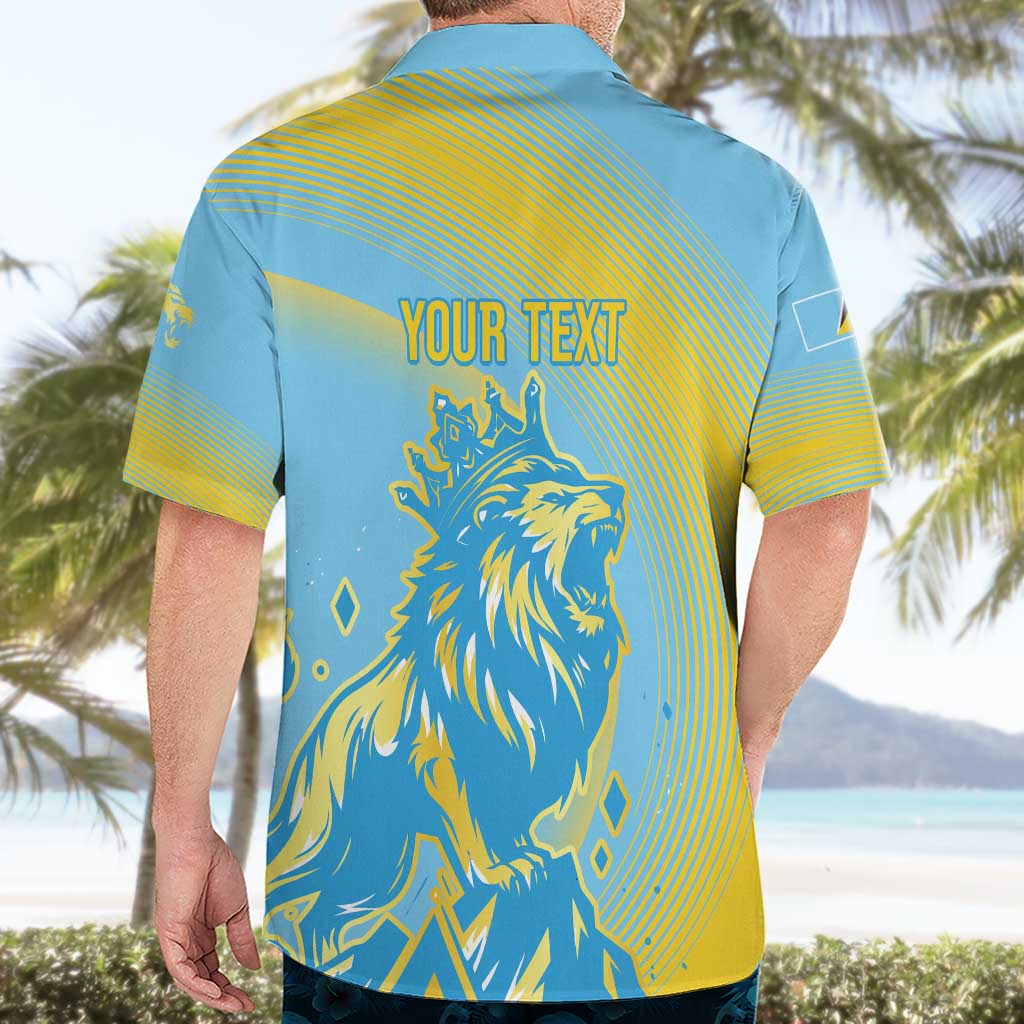 Saint Lucia Cricket Personalized Hawaiian Shirt The Roaring King - Wonder Print Shop