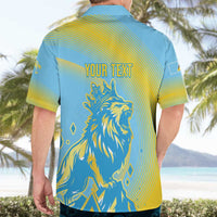 Saint Lucia Cricket Personalized Hawaiian Shirt The Roaring King - Wonder Print Shop
