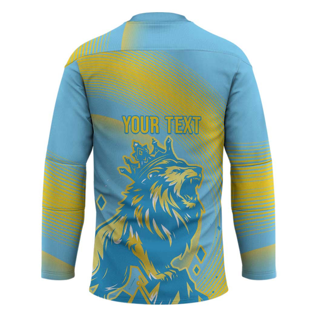 Saint Lucia Cricket Personalized Hockey Jersey The Roaring King - Wonder Print Shop
