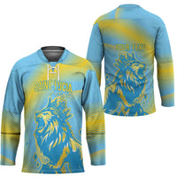 Saint Lucia Cricket Personalized Hockey Jersey The Roaring King - Wonder Print Shop