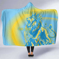 Saint Lucia Cricket Personalized Hooded Blanket The Roaring King - Wonder Print Shop