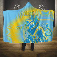 Saint Lucia Cricket Personalized Hooded Blanket The Roaring King - Wonder Print Shop