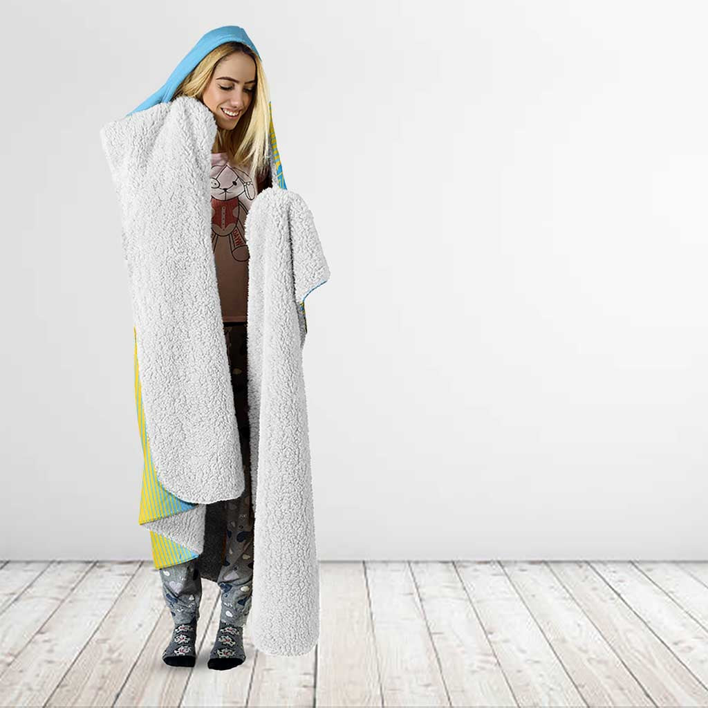 Saint Lucia Cricket Personalized Hooded Blanket The Roaring King - Wonder Print Shop