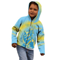Saint Lucia Cricket Personalized Kid Hoodie The Roaring King - Wonder Print Shop