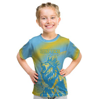 Saint Lucia Cricket Personalized Kid T Shirt The Roaring King - Wonder Print Shop
